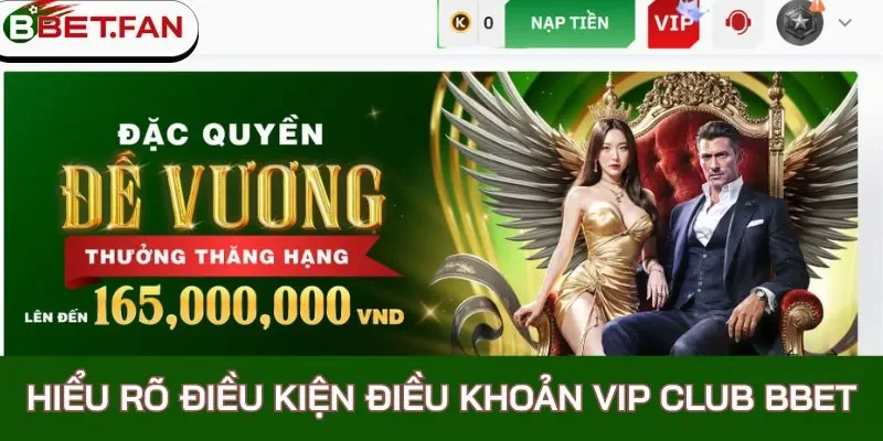 Vip Club Bbet hội tụ nhóm khách hàng có mức cược khủng