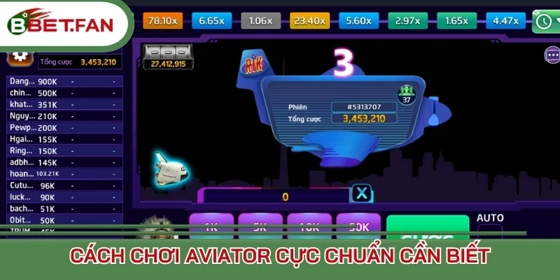 Cách chơi Aviator cực chuẩn cần biết