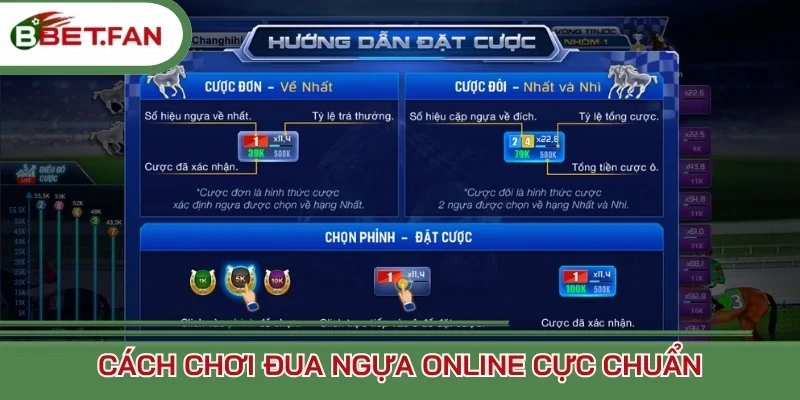 Cách chơi đua ngựa online cực chuẩn