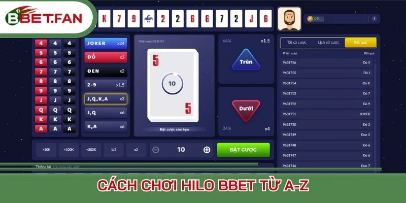 Cách chơi Hilo Bbet từ A-Z
