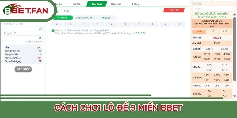 cách chơi lô đề