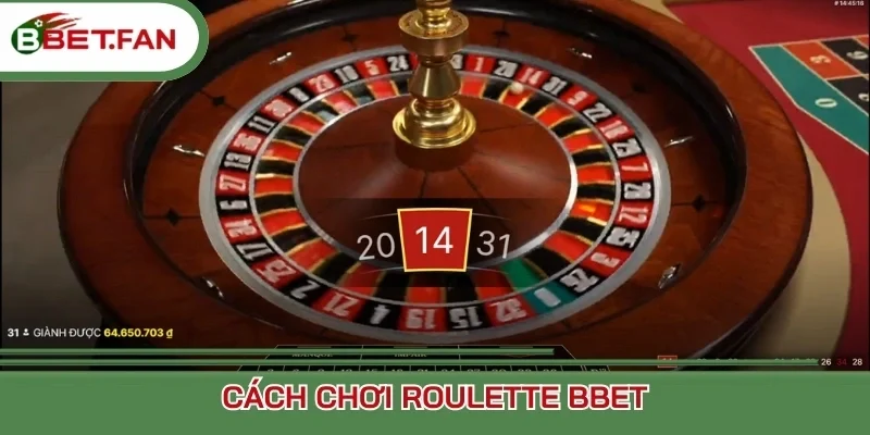 Cách chơi Roulette BBet