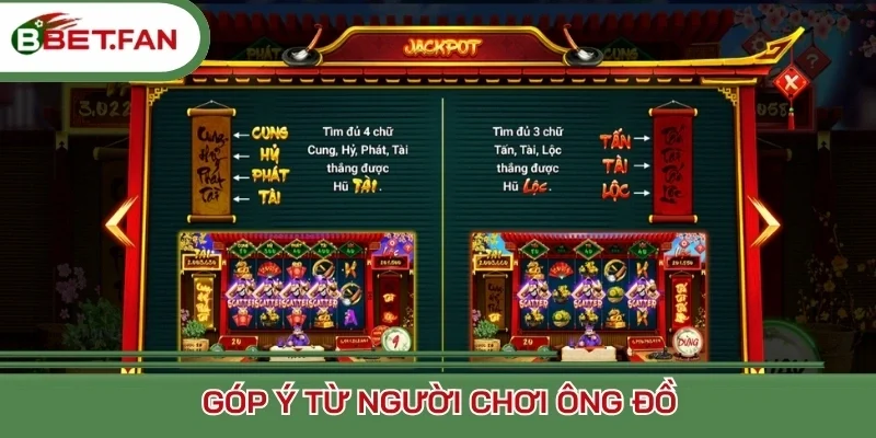 Góp ý từ người chơi Ông Đồ