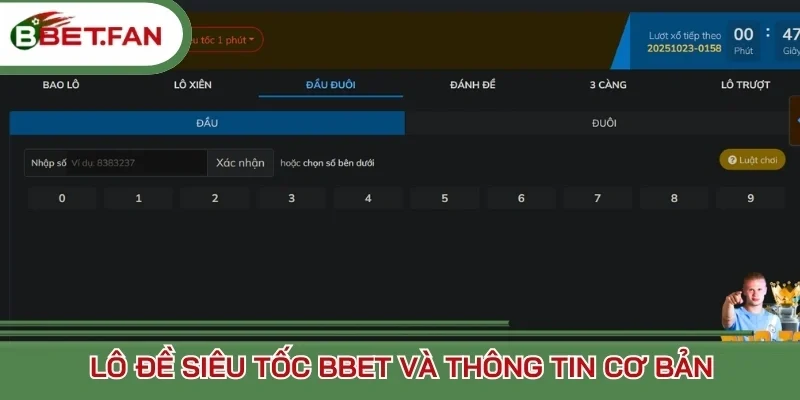 Lô đề siêu tốc Bbet và thông tin cơ bản