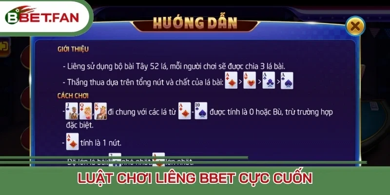 Luật chơi Liêng Bbet cực cuốn