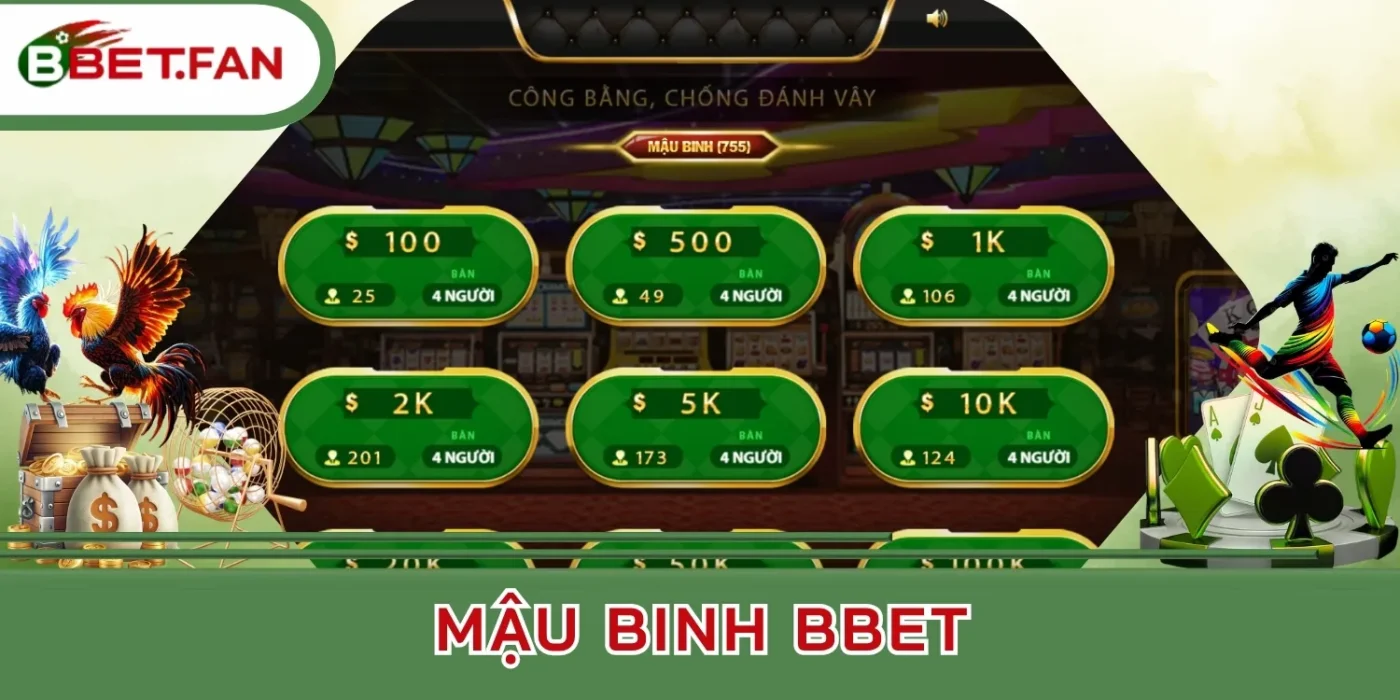 Review khi chơi Mậu Binh tại Bbet