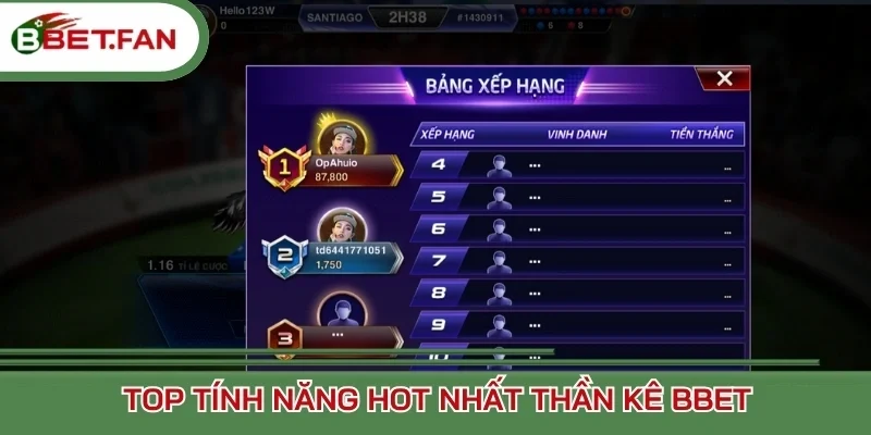 Top tính năng hot nhất thần kê Bbet